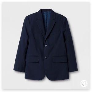 Boys suit coat, navy size 7